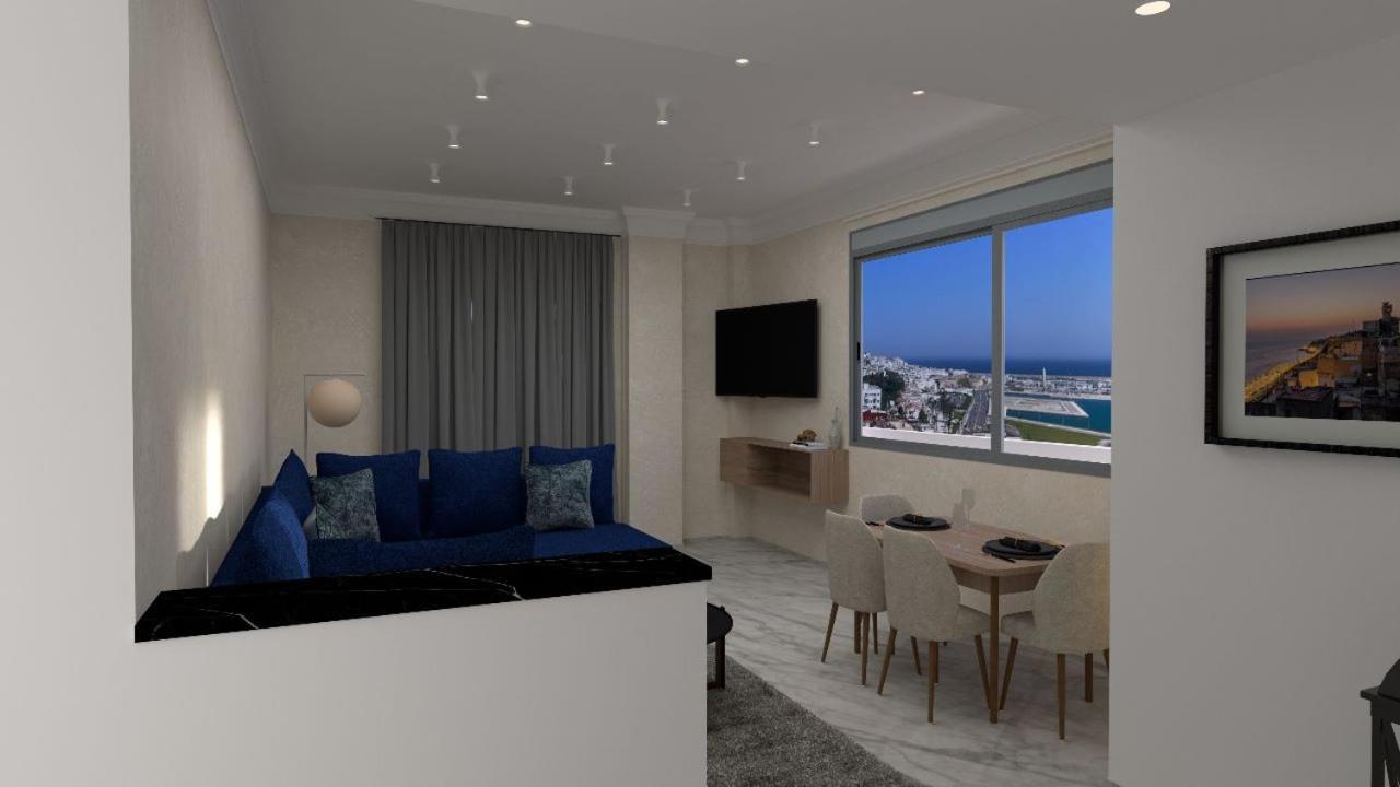 Appartement De Prestige, Vue Kasbah, Mer Et Vieux Port 丹吉尔 外观 照片